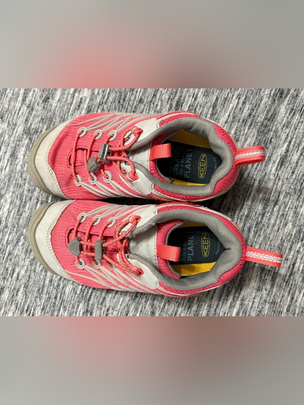 Girls Keen Chandler CNX Shoes Adjustable Laces Size 1 - Picture 6 of 7